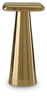 Ashley Dallenburg Gold Finish Accent Table