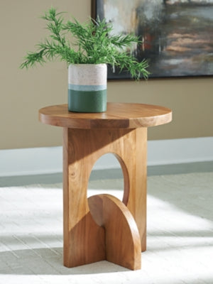 Ashley Hollbourne Brown Accent Table