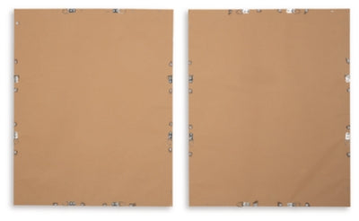 Ashley Holport Blue White Wall Art (Set of 2)