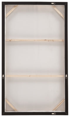 Ashley Drewland Black Brown Orange Wall Art