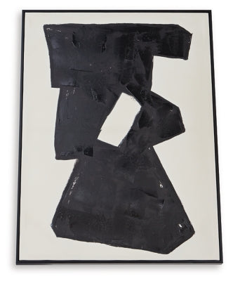 Ashley Garviery Black Cream Wall Art