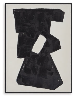 Ashley Garviery Black Cream Wall Art