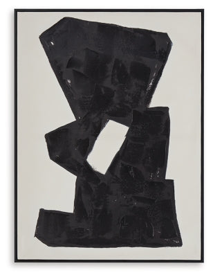 Ashley Garviery Black Cream Wall Art