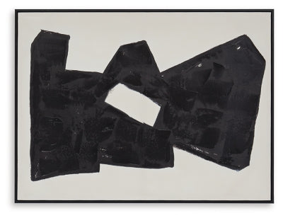 Ashley Garviery Black Cream Wall Art