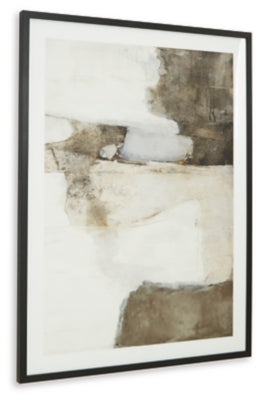 Ashley Aldricton Brown White Wall Art