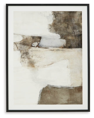 Ashley Aldricton Brown White Wall Art