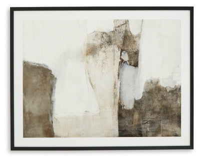 Ashley Aldricton Brown White Wall Art