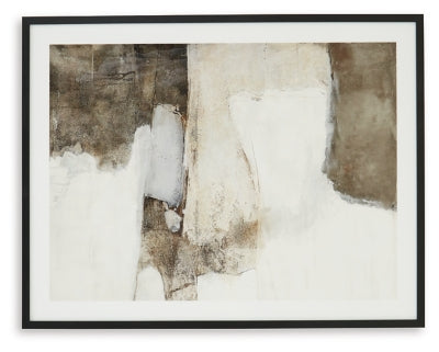 Ashley Aldricton Brown White Wall Art
