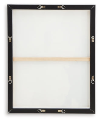 Ashley Caldish Blue White Pink Wall Art (Set of 2)