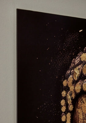 Ashley Caymoore Black Gold Finish Wall Art