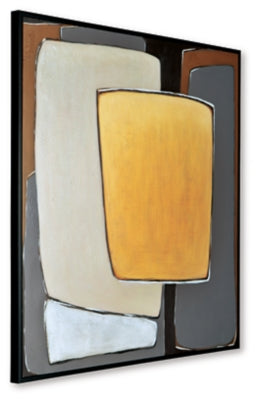 Ashley Actman Cream Brown Gray Wall Art