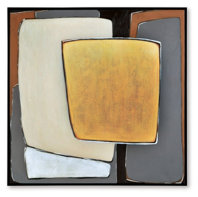 Ashley Actman Cream Brown Gray Wall Art