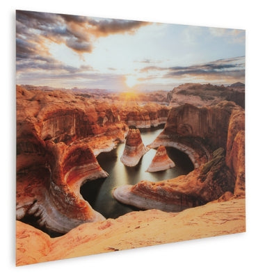 Ashley Deemsdon Blue Amber Wall Art