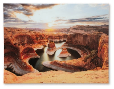 Ashley Deemsdon Blue Amber Wall Art