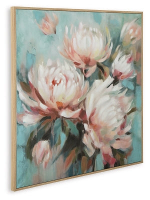 Ashley Parryville Aqua Pink Wall Art