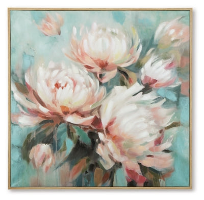 Ashley Parryville Aqua Pink Wall Art