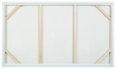 Ashley Dalewick Brown Gray Gold Finish Wall Art