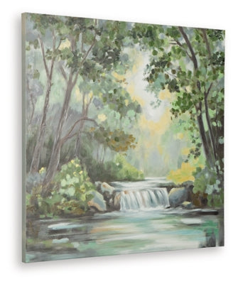 Ashley Evermaddick Green Gray White Wall Art