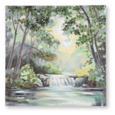 Ashley Evermaddick Green Gray White Wall Art