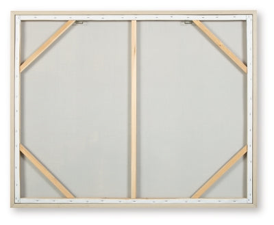 Ashley Worthney Blue White Brown Wall Art