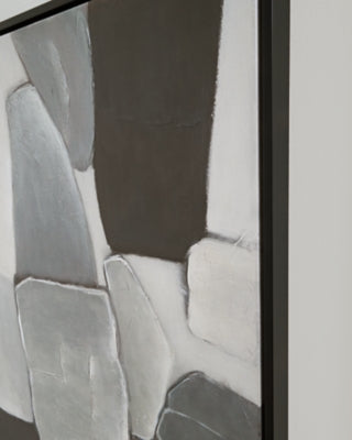 Ashley Adilson White Gray Black Wall Art