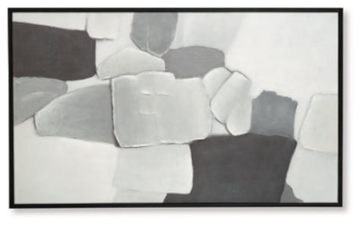 Ashley Adilson White Gray Black Wall Art