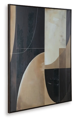 Ashley Ewanford Black Brown Tan Wall Art