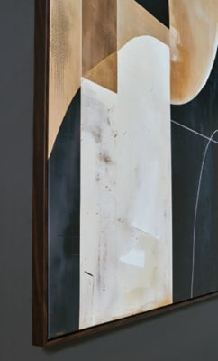 Ashley Ewanford Black Brown Tan Wall Art