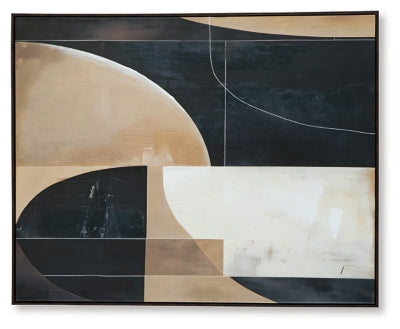 Ashley Ewanford Black Brown Tan Wall Art