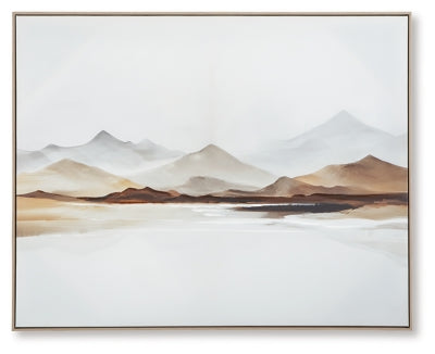 Ashley Karalen White Gray Brown Wall Art