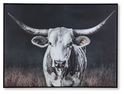 Ashley Harlandale Black White Brown Wall Art