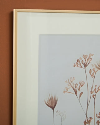 Ashley Chettings Beige Gray Blush Wall Art (Set of 4)