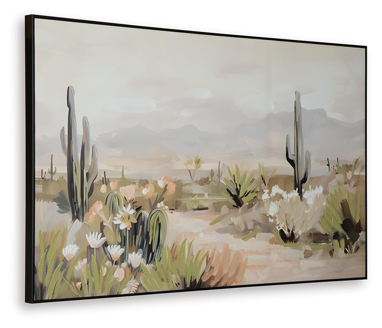 Ashley Sidworth Green Beige Gray Wall Art