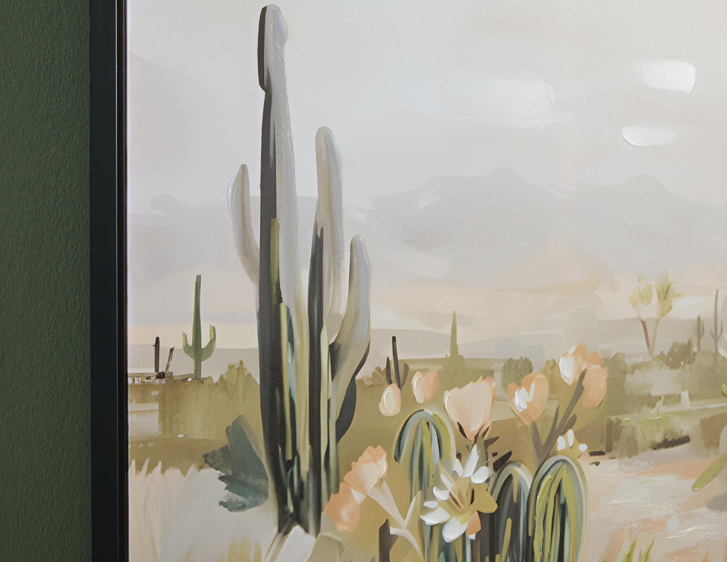 Ashley Sidworth Green Beige Gray Wall Art