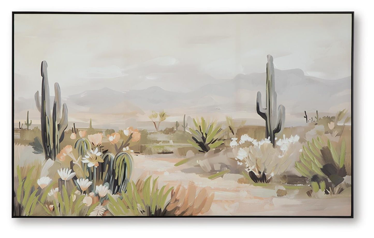 Ashley Sidworth Green Beige Gray Wall Art