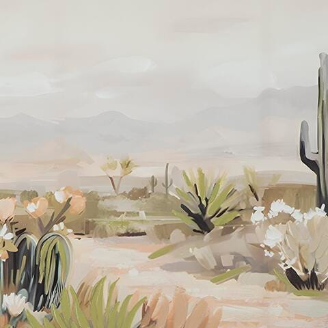 Ashley Sidworth Green Beige Gray Wall Art