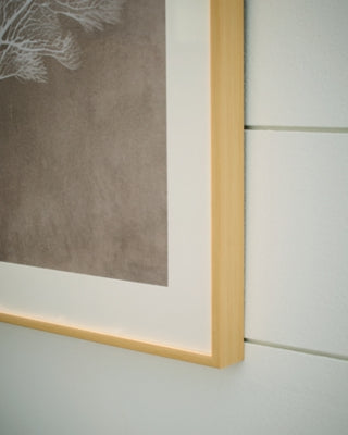 Ashley Hendridge Taupe White Wall Art (Set of 3)