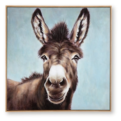 Ashley Landerton Brown Blue White Wall Art