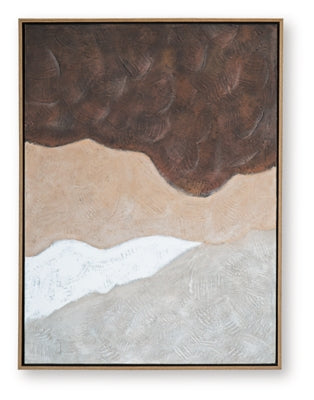 Ashley Fanthorne Tan Brown White Wall Art