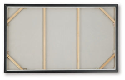 Ashley Waldard Gray Taupe White Wall Art