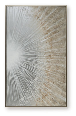 Ashley Waldard Gray Taupe White Wall Art