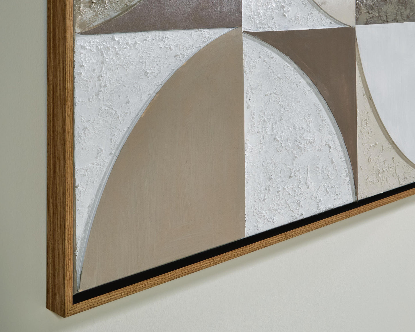 Ashley Harelman Tan Taupe White Wall Art