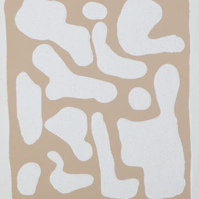 Ashley Waldett Beige White Wall Art (Set of 2)