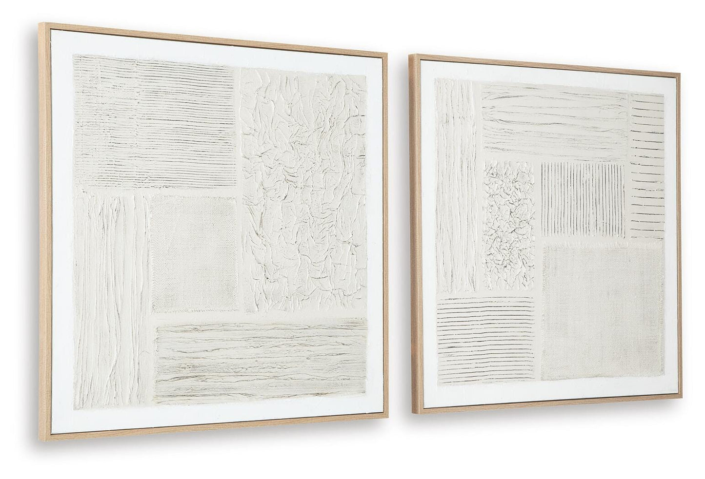 Ashley Andorfield Beige Black White Wall Art (Set of 2)