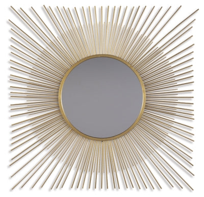 Ashley Elspeth Gold Finish Accent Mirror