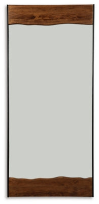 Ashley Panchali Brown Black Floor Mirror