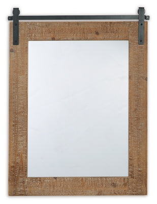 Ashley Lanie Antique Brown Accent Mirror