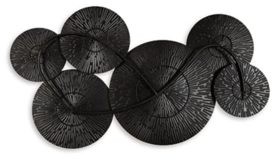 Ashley Rhetlen Black Gold Finish Wall Decor