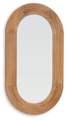 Ashley Daverly Brown Accent Mirror