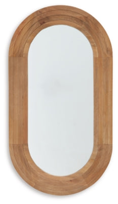 Ashley Daverly Brown Accent Mirror